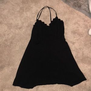 Black evening dress